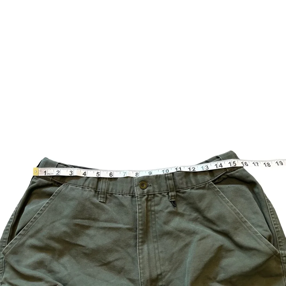 Boy Scouts of America Mens 34 Convertible Cargo Pants Olive Green Zip Off Hiking